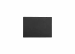 Placemat Troja 33x45cm - lederlook - zwart