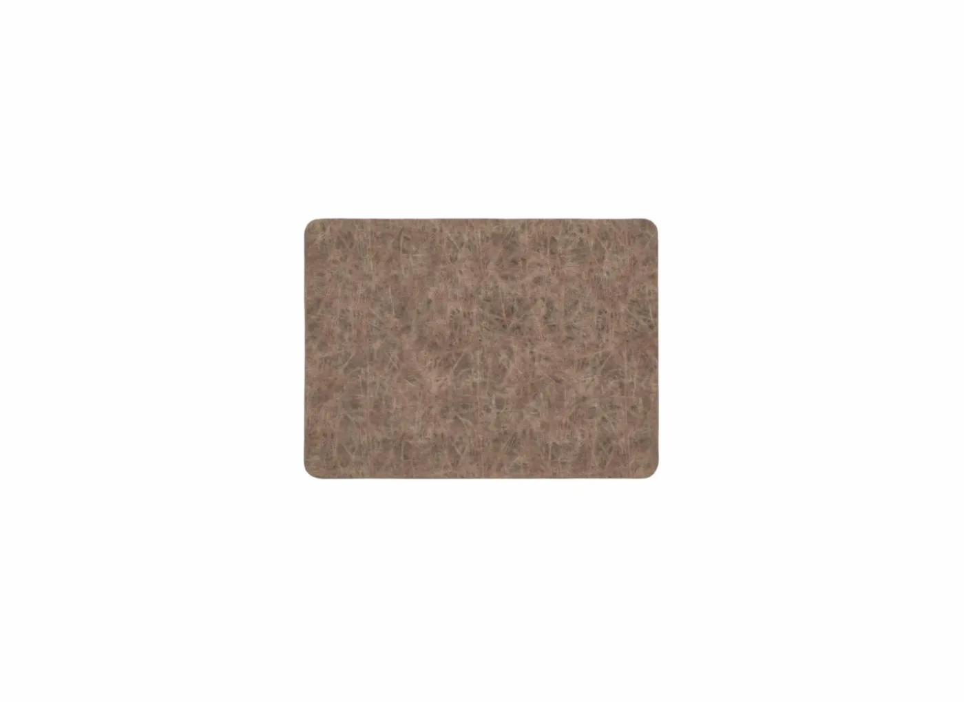 Placemat Truman 33x45cm - lederlook - koffie
