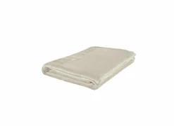 Plaid Abby 240x220cm - fleece - zand