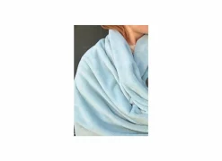 Plaid Antwerpen 150x200cm - microvezel - blauw & groen