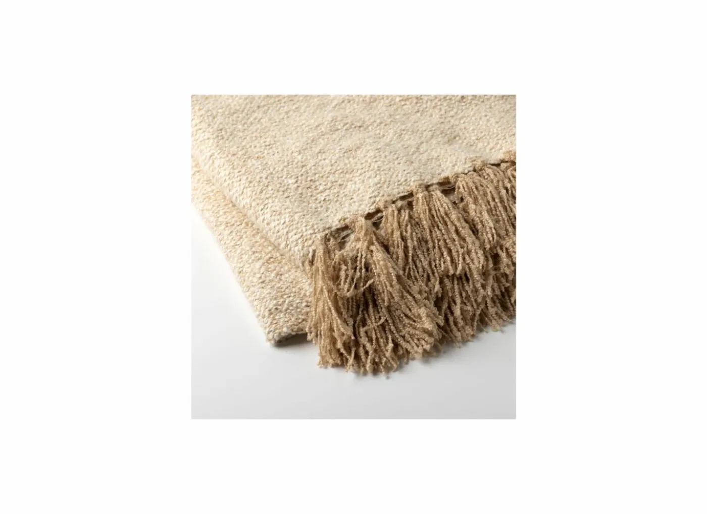 Plaid Sally 140x180cm gerecycled katoen/polyester irish cream