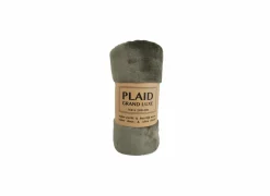 Plaid 130x160cm microvezel gravier