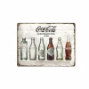 Plakkaat Coca Cola 40x30cm  - metaal - multicolor