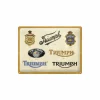 Plakkaat Triumph 40x30cm - metaal - multicolor