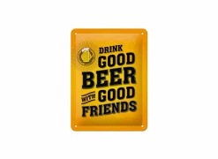 Plakkaat 15x20cm Beer