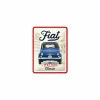 Plakkaat 15x20cm Fiat 500