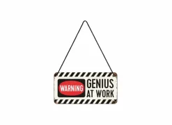 Plakkaat 10x20cm Genius