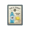 Plakkaat 15x20cm Gin Tonic