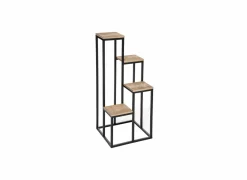 Plantenstandaard 36x88,5x36cm - den massief - zwart