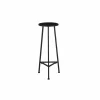Planttafel 80x30cm - metaal - zwart