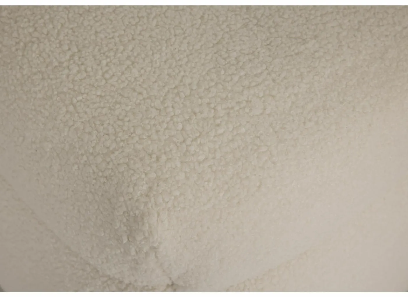 Poef Bubble 109x74x41cm - stof - wit