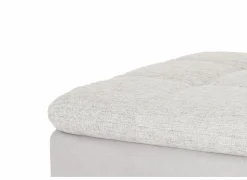 Poef Genua 103x82x48cm - stof - grijs