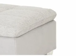 Poef Genua 103x82x48cm - stof - grijs