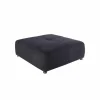 Poef Gulliver 126x126x41cm - stof - donkerblauw