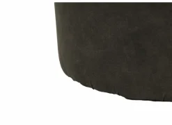 Poef Lofoten Ø38cm stof grijs