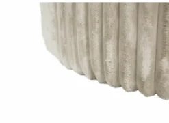 Poef Maiden Ø59cm - corduroy - cream