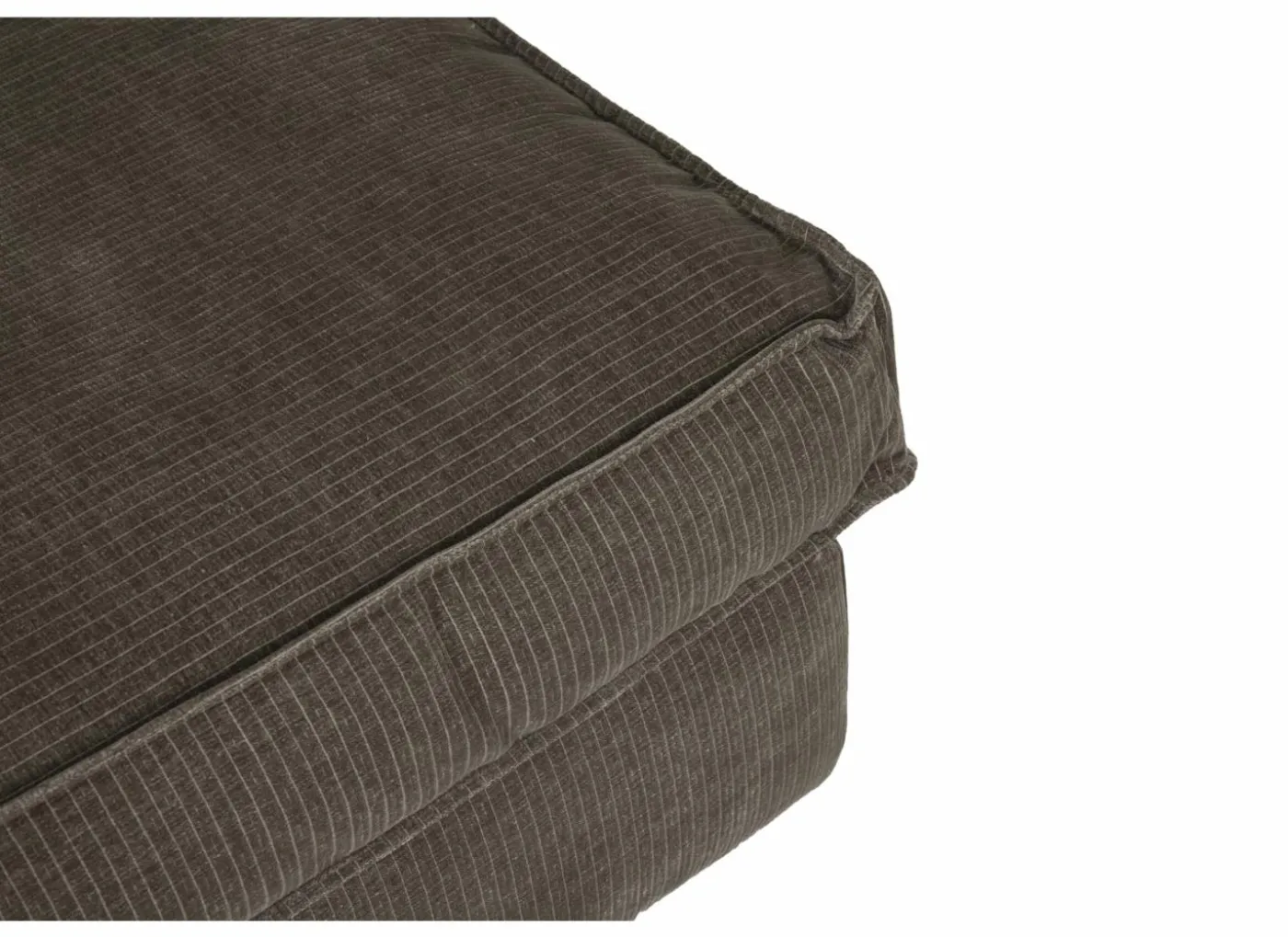 Poef Marlon 105x105x51cm - stof - bruin
