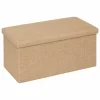 Poef Opvouwbaar 76x38xH38cm - jute - naturel