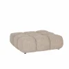 Poef Parkaway 120x120x40cm - stof - roze