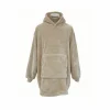 Poncho Argentina 115x80cm - microvezel - crème