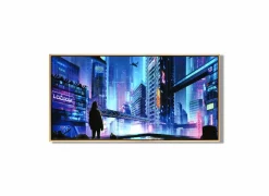 Print op canvas Blue City 40x80cm