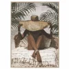 Print op canvas Eliane 58x78cm - MDF & canvas - multicolor