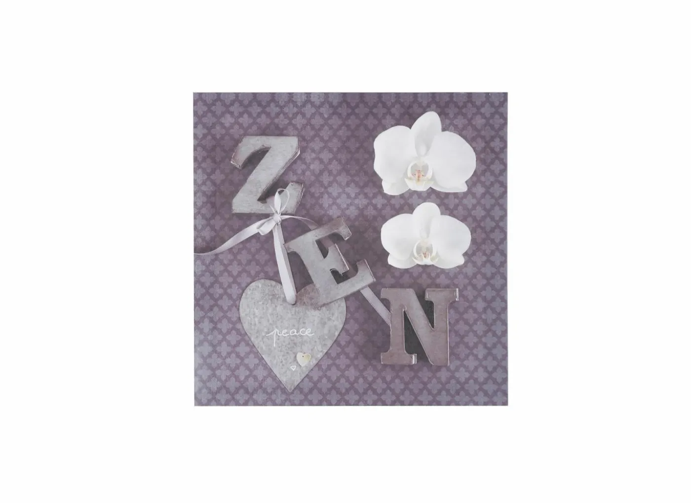 Print op canvas Zen 28x28cm
