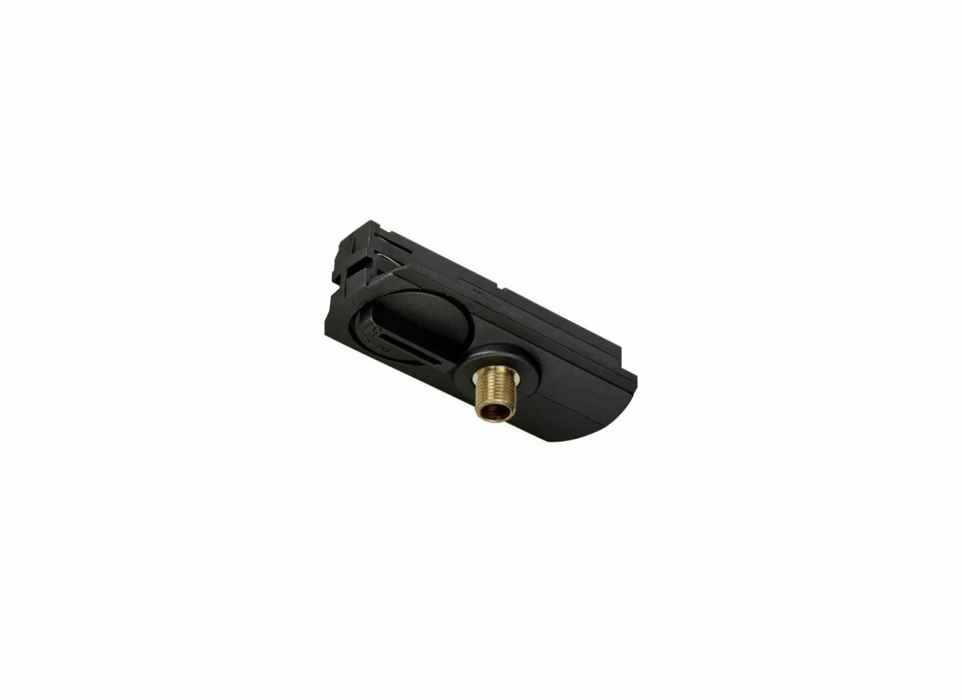 Railverlichting Adapter monofase zwart