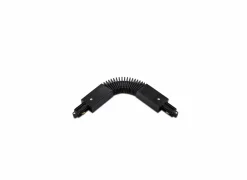 Railverlichting flexibele connector monofase zwart