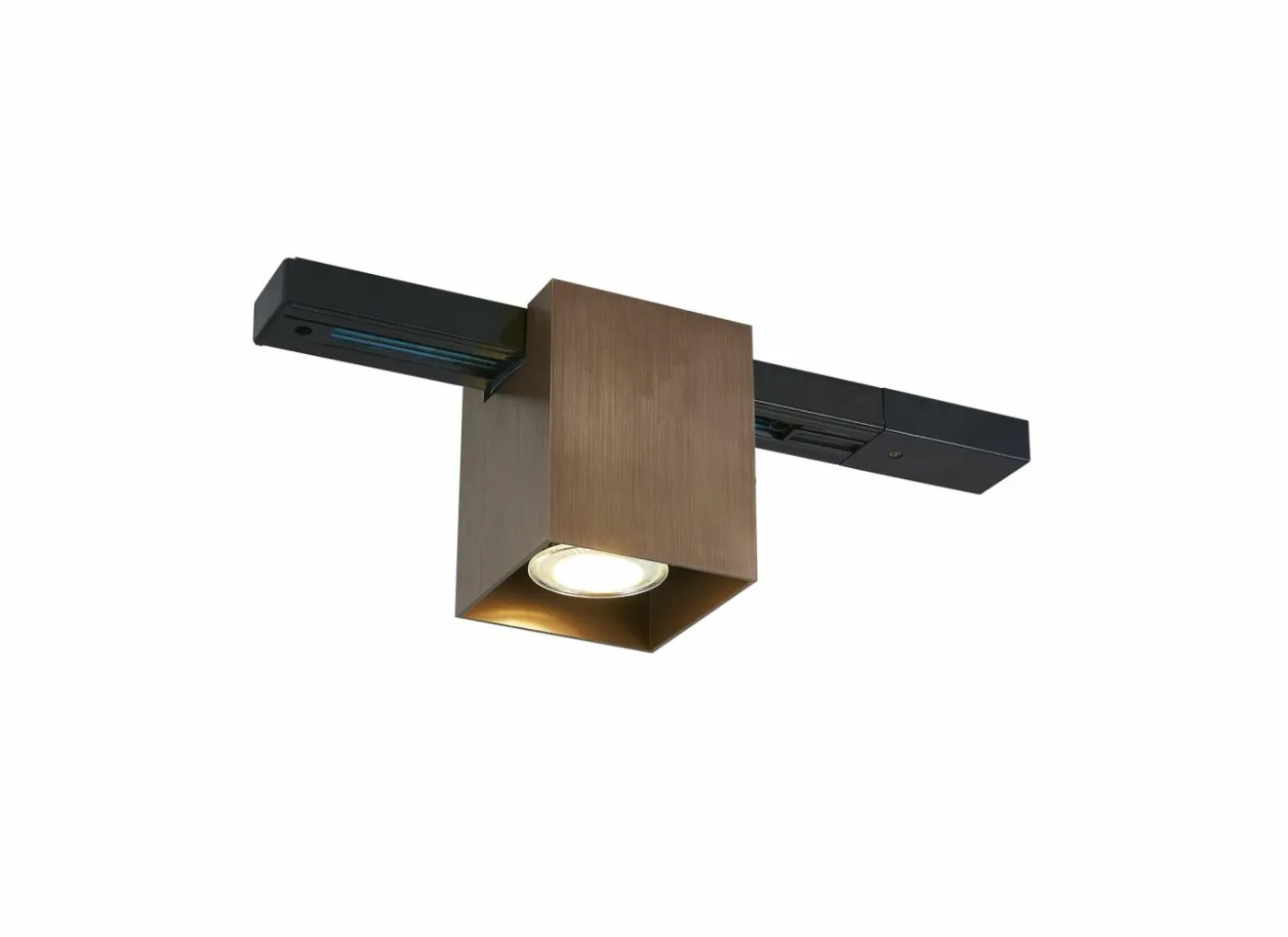 Railverlichting geborsteld brons GU10