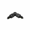 Railverlichting L-connector monofase variabel zwart