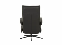 Relaxzetel 8001 elektrisch - leder - zwart