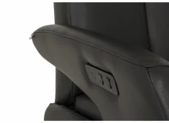 Relaxzetel 8001 elektrisch - leder - zwart