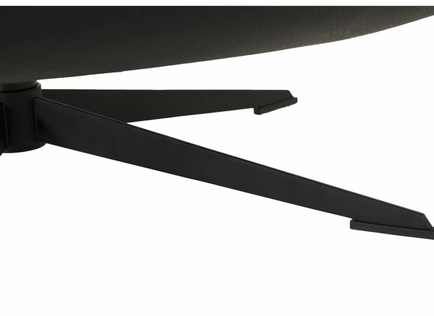 Relaxzetel 8001 elektrisch - leder - zwart