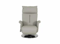 Relaxzetel 7804 elektrisch - leder - grijs