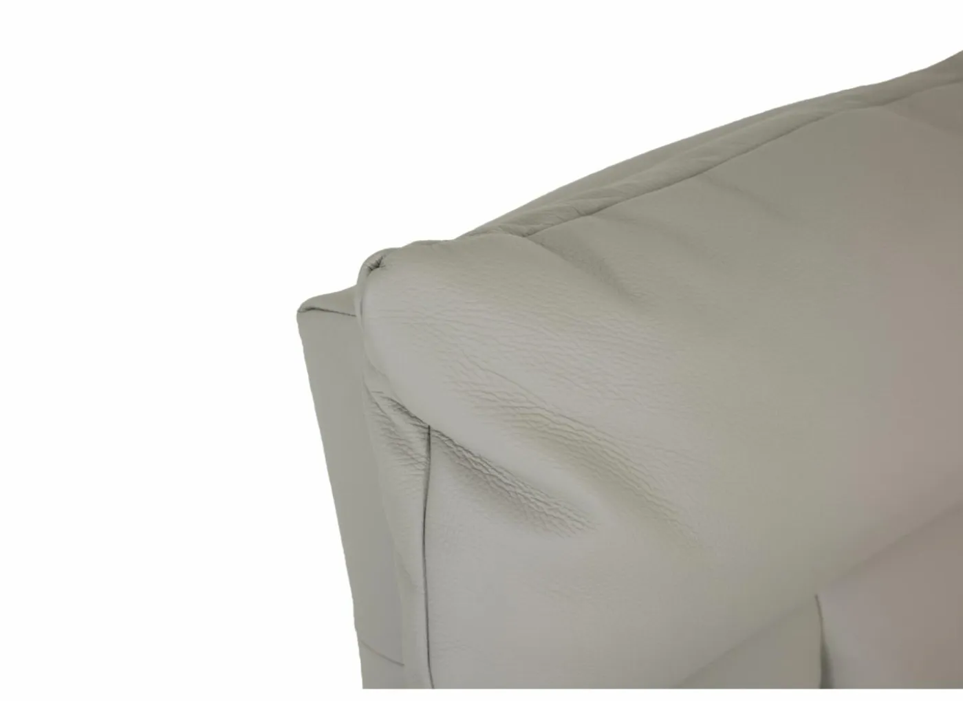 Relaxzetel 7804 elektrisch - leder - grijs