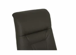 Relaxzetel Adamello elekrisch leder en lederlook bruin