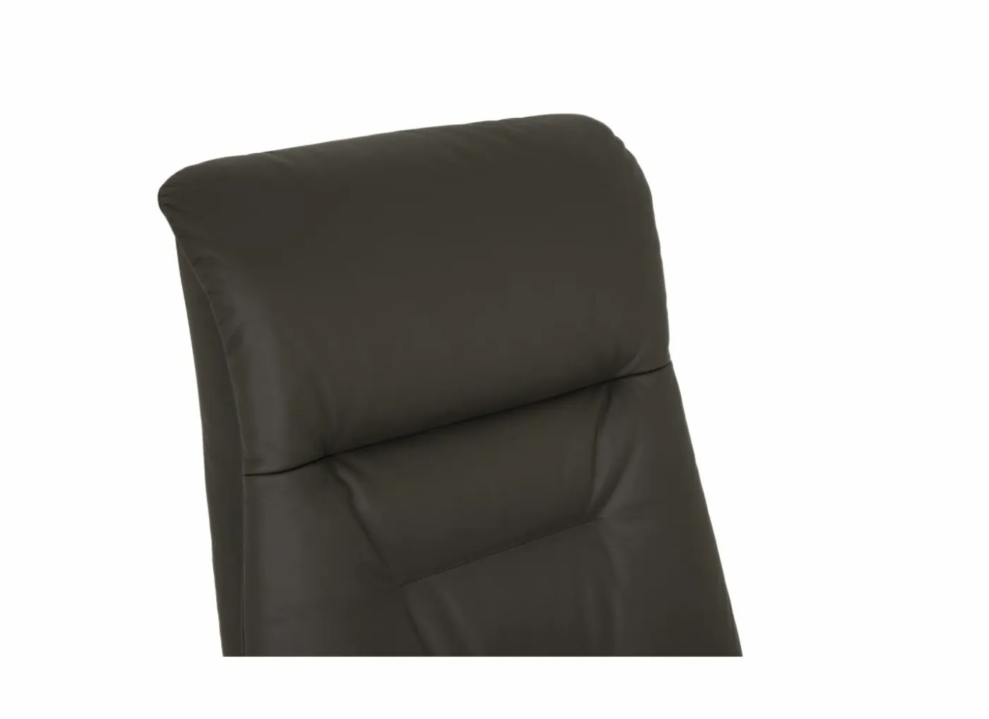Relaxzetel Adamello elekrisch leder en lederlook bruin