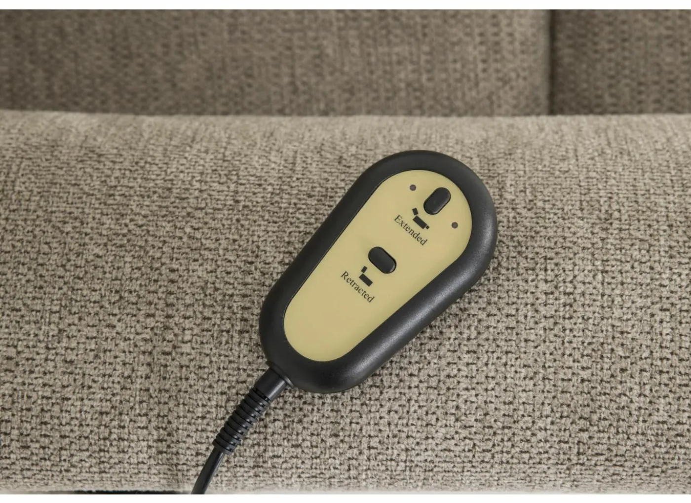Relaxzetel Cosima elektrisch - stof - beige