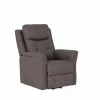 Relaxzetel Cosima elektrisch - stof - grijs