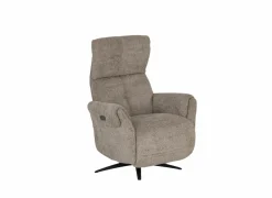 Relaxzetel Cult elektrisch - stof - khaki met stroomkabel