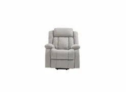 Relaxzetel Eirene elektrisch - stof - zilver
