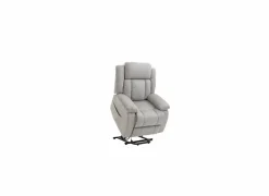 Relaxzetel Eirene elektrisch - stof - zilver