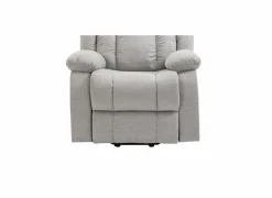 Relaxzetel Eirene elektrisch - stof - zilver