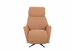 Relaxzetel Harp TVCHB elektrisch - stof - burnt orange met 2 motoren & accu