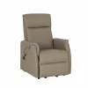 Relaxzetel Pope elektrisch - lederlook - earth