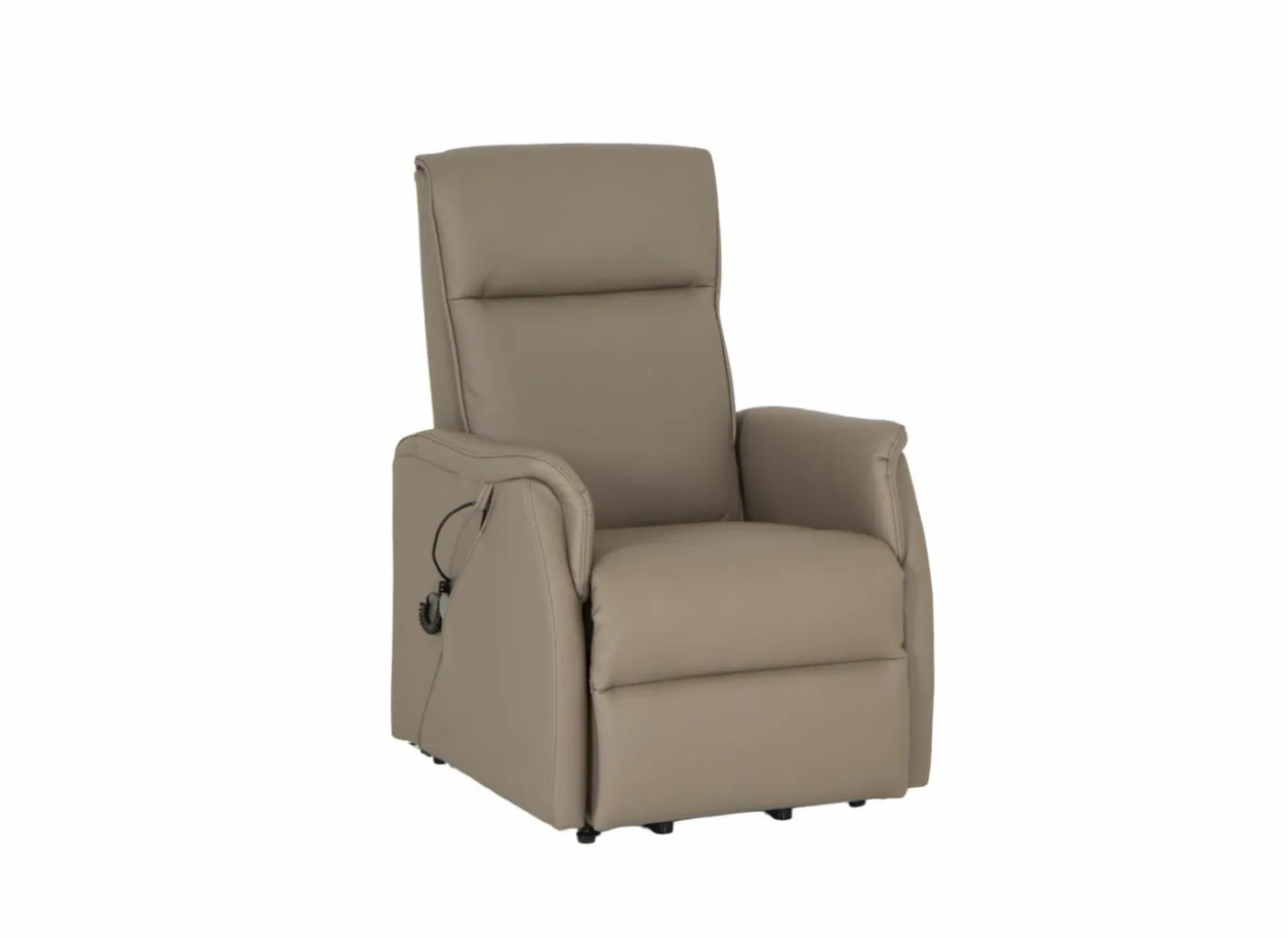 Relaxzetel Pope elektrisch - lederlook - earth