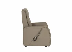 Relaxzetel Pope elektrisch - lederlook - earth