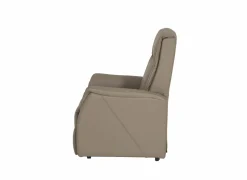 Relaxzetel Pope elektrisch - lederlook - earth