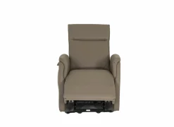 Relaxzetel Pope elektrisch - lederlook - earth
